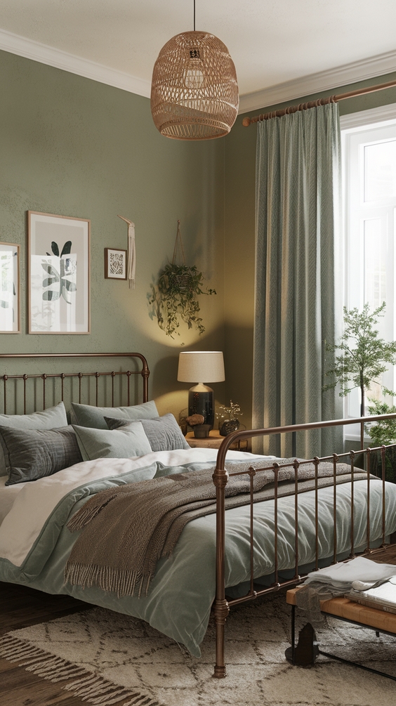 Spring 2025 Bedroom Decor Trends: Western Influence and Iron Beds