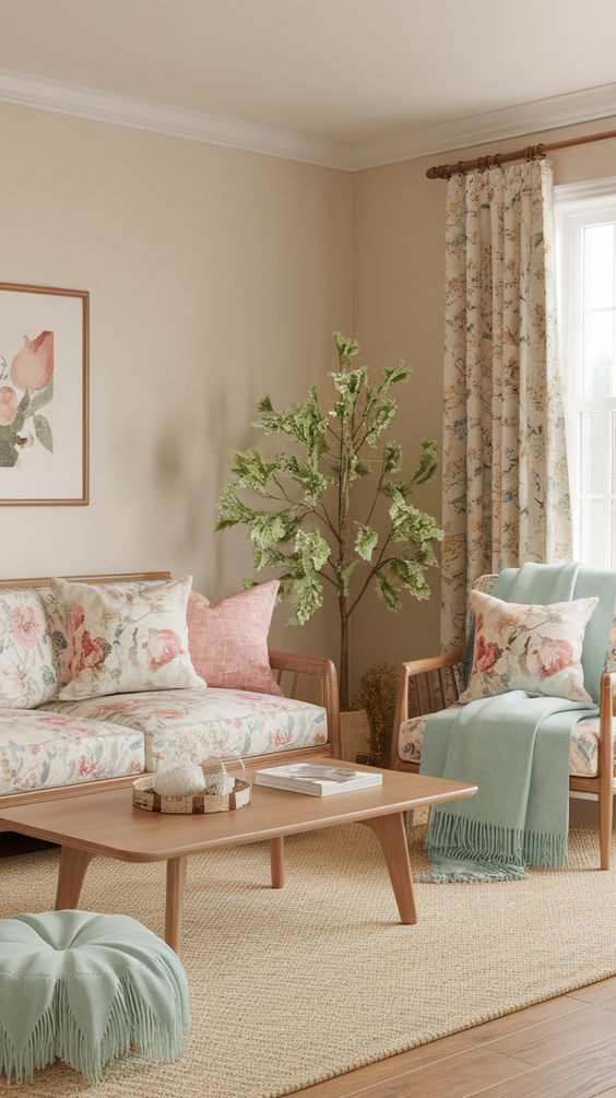 Embrace 2025 Spring Trends: Fresh Living Room Decor Ideas