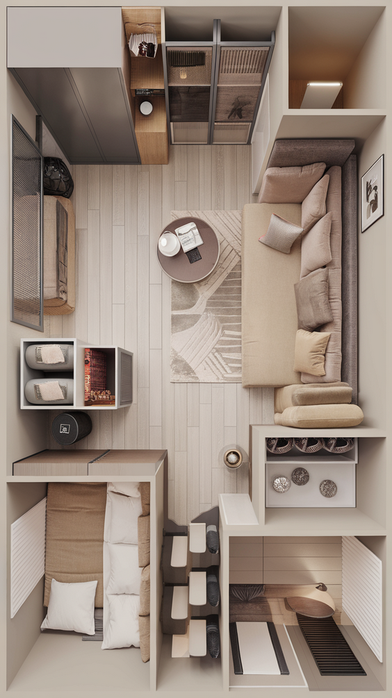 2025 Small Apartment Design Trends: Maximizing Space with Clever Layout Ideas