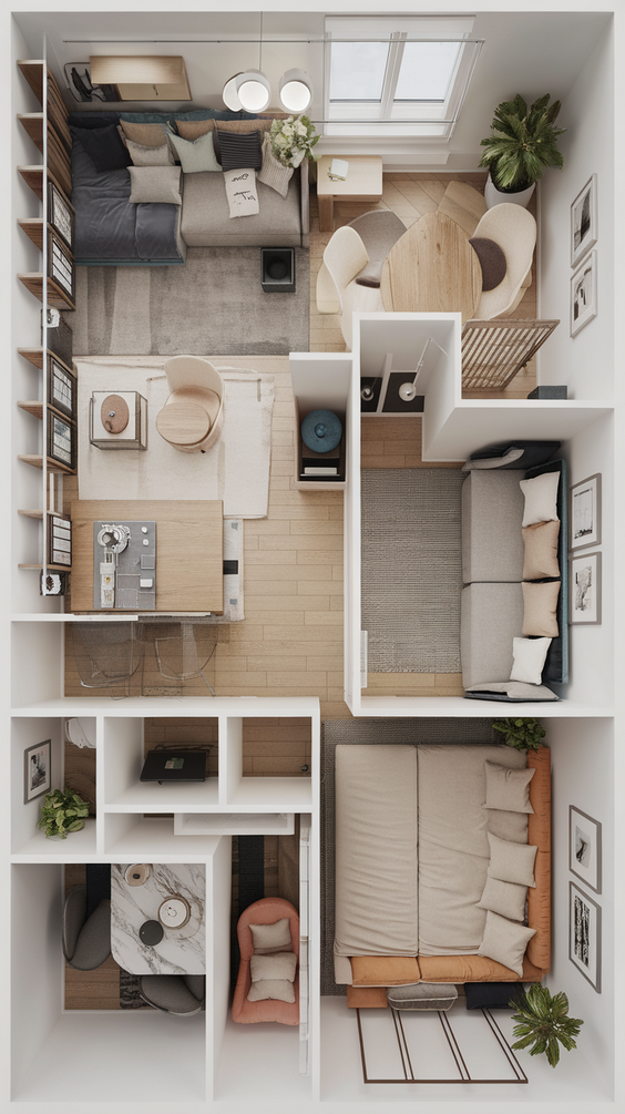 2025 Small Apartment Design Trends: Maximizing Space with Clever Layout Ideas