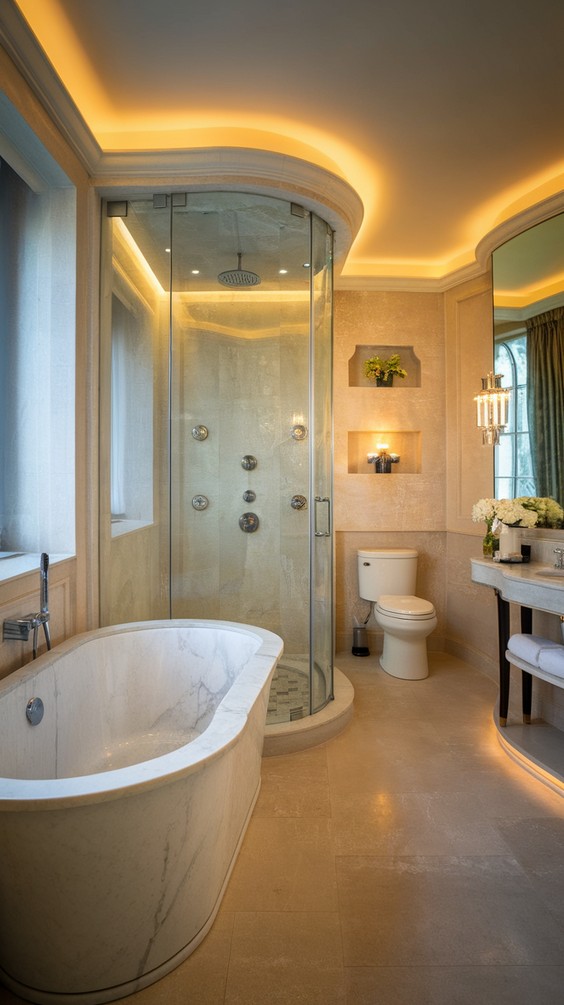 Modern Luxury in Small Spaces: Innovative Bathroom Decor Ideas 2025