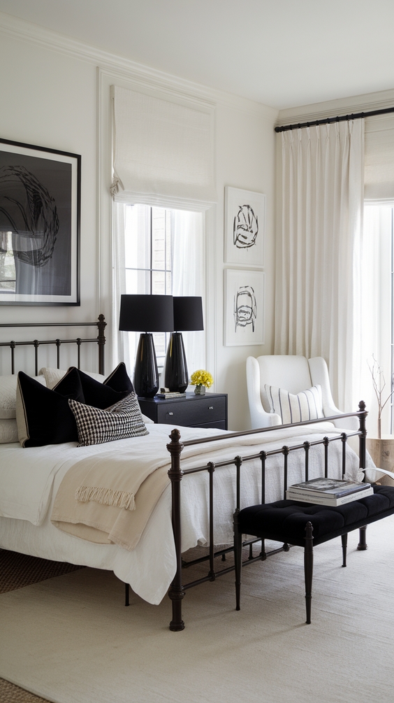 Spring 2025 Bedroom Decor Trends: Western Influence and Iron Beds