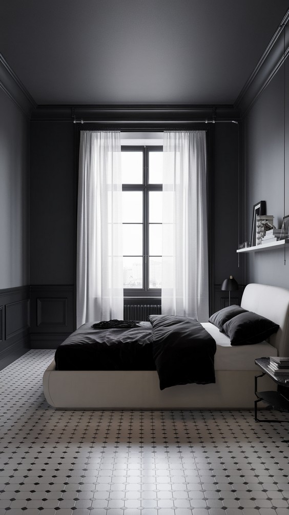Modern Bedroom Designs 2025: Embrace Dark Tones and Sophistication