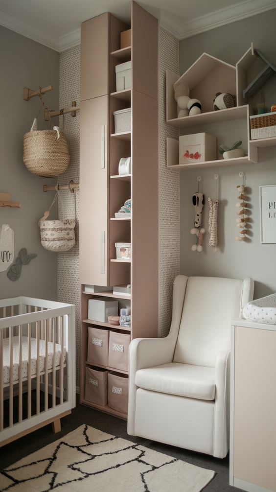 Maximize Small Nursery Spaces with Vertical Storage Ideas - Spring 2025 Trends