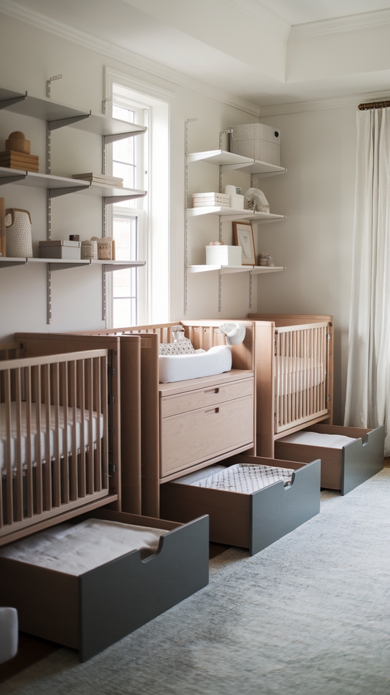 Maximize Small Nursery Spaces with Vertical Storage Ideas - Spring 2025 Trends