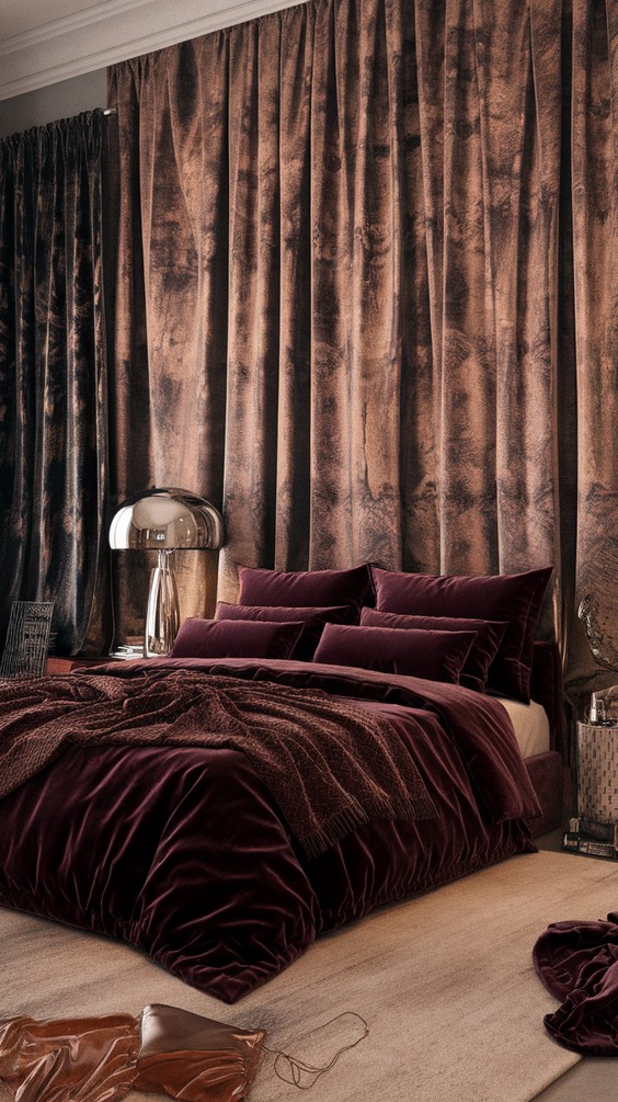 Modern Bedroom Designs 2025: Embrace Dark Tones and Sophistication
