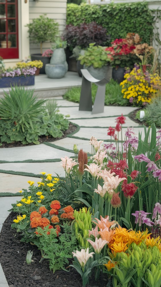 Top Flower Garden Trends for Front Yards 2025 - Innovative Designs