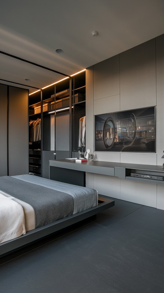 Modern Bedroom Designs 2025: Embrace Dark Tones and Sophistication