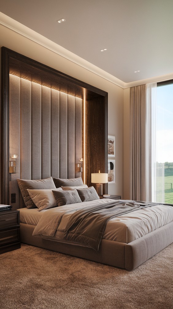 Modern Bedroom Designs 2025: Embrace Dark Tones and Sophistication