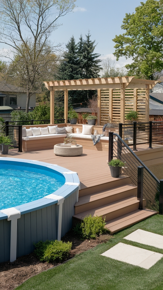 Deck Ideas for Above Ground Pools That Boost Style, Functionality, and Backyard Enjoyment