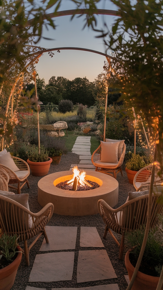 Cozy Fire Pit Garden Ideas for a Relaxing Outdoor Escape with Smart Design Tips