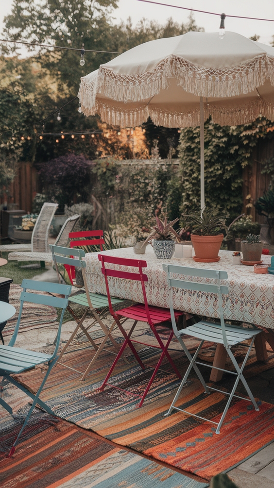 Outdoor Dining Area Ideas for Cozy Family Spaces with Covered Patios and Garden Views