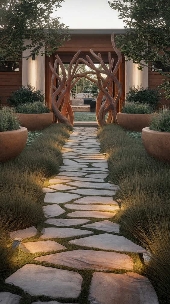 Outdoor Entryway Ideas to Elevate Your Front Entrance with Modern and Rustic Style