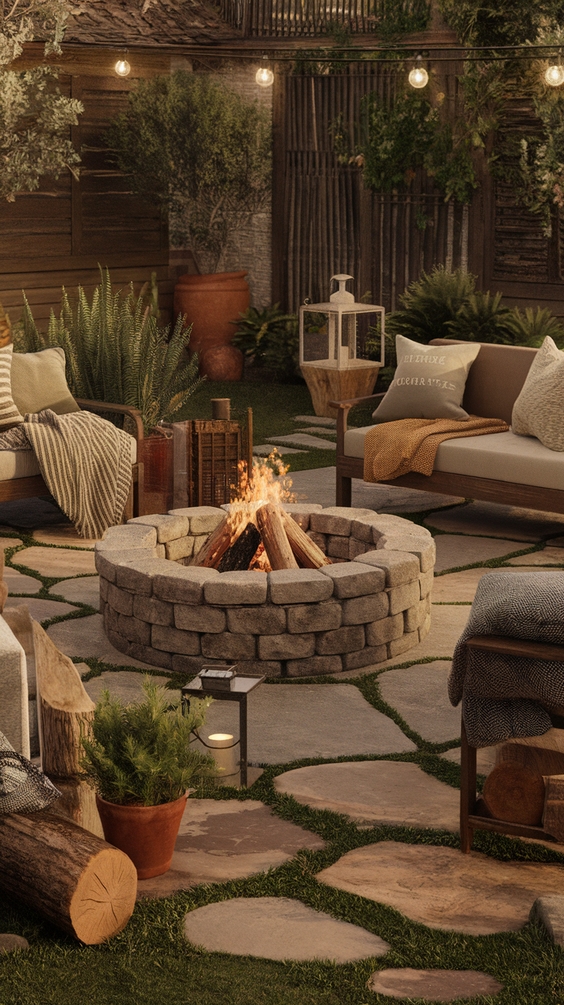 Fire Pit Ideas Backyard: Stunning Outdoor Designs with DIY, Seating & Patio Combos