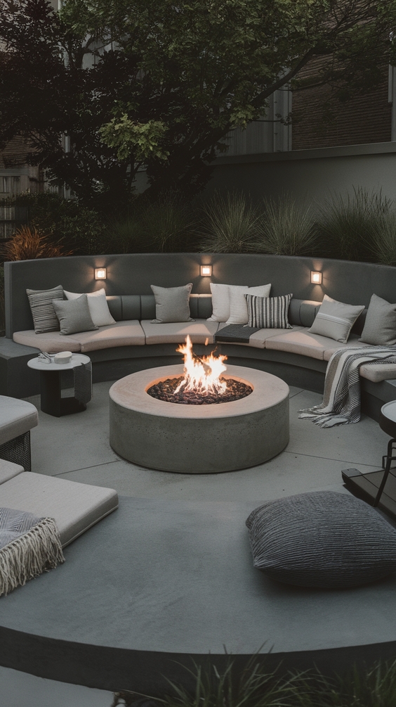 Outdoor Firepits Area Backyard Ideas for Stylish Seating and DIY Backyard Inspiration