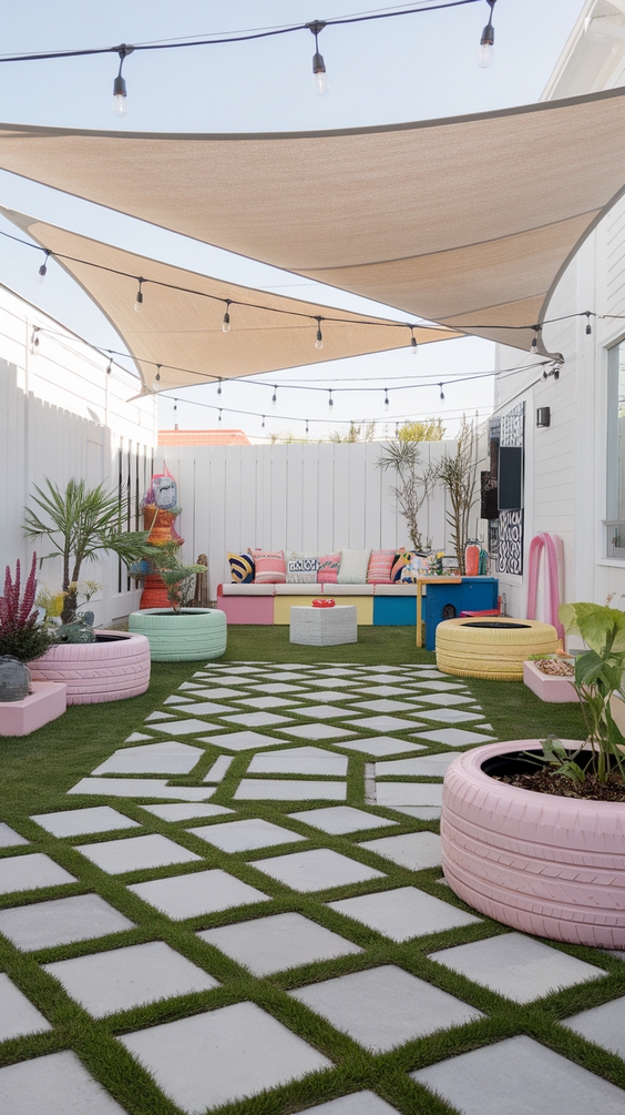 Pretty Backyard Oasis Ideas for a Dreamy Outdoor Escape on a Budget or DIY