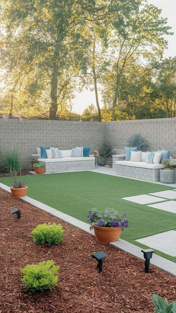 Modern Backyard Landscaping Ideas with Pool, Pavers, and Low Maintenance AZ-Friendly Designs