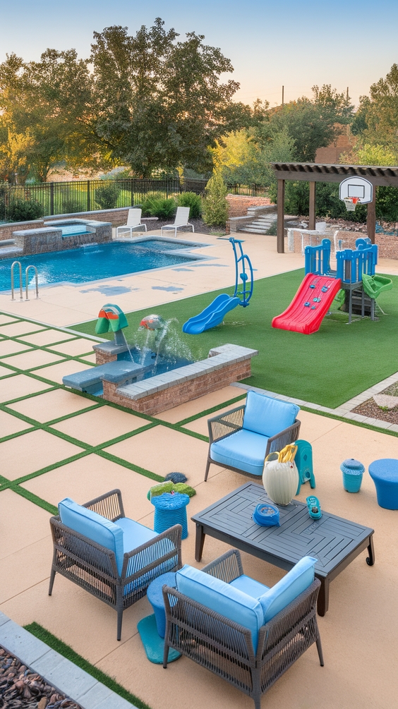 Simple Backyard Ideas with Pool for Relaxed Outdoor Living and Easy Maintenance