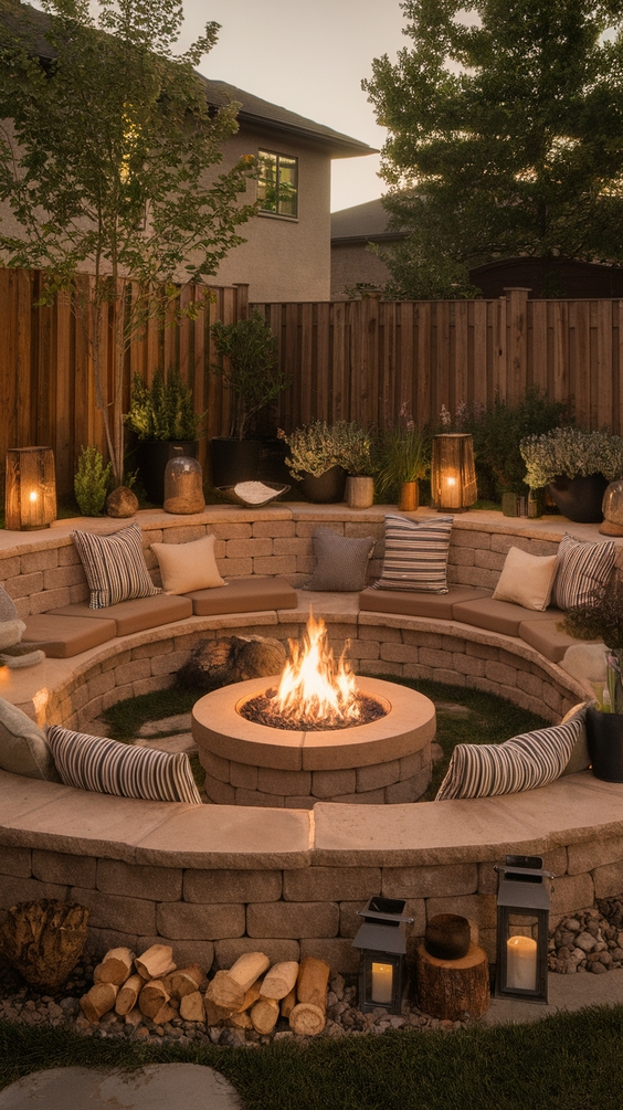 Fire Pit Ideas Backyard: Stunning Outdoor Designs with DIY, Seating & Patio Combos