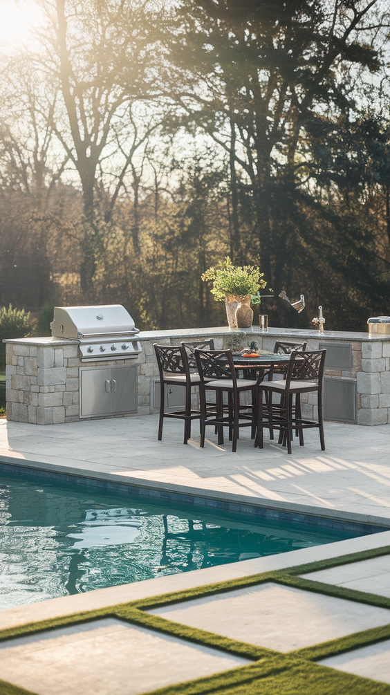 Simple Backyard Ideas with Pool for Relaxed Outdoor Living and Easy Maintenance