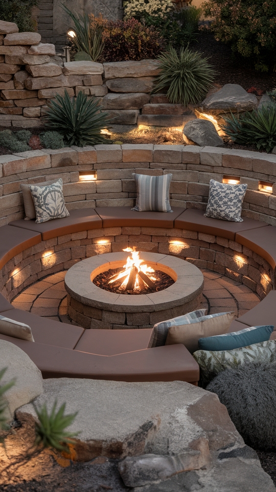 Fire Pit Ideas Backyard: Stunning Outdoor Designs with DIY, Seating & Patio Combos