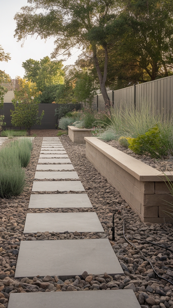 Modern Backyard Landscaping Ideas with Pool, Pavers, and Low Maintenance AZ-Friendly Designs