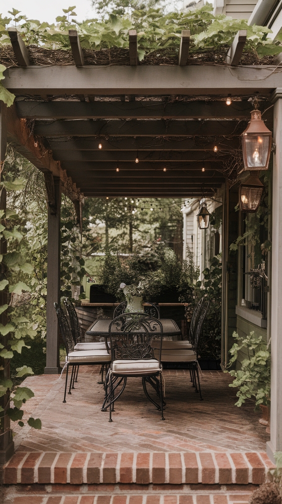 Outdoor Dining Area Ideas for Cozy Family Spaces with Covered Patios and Garden Views