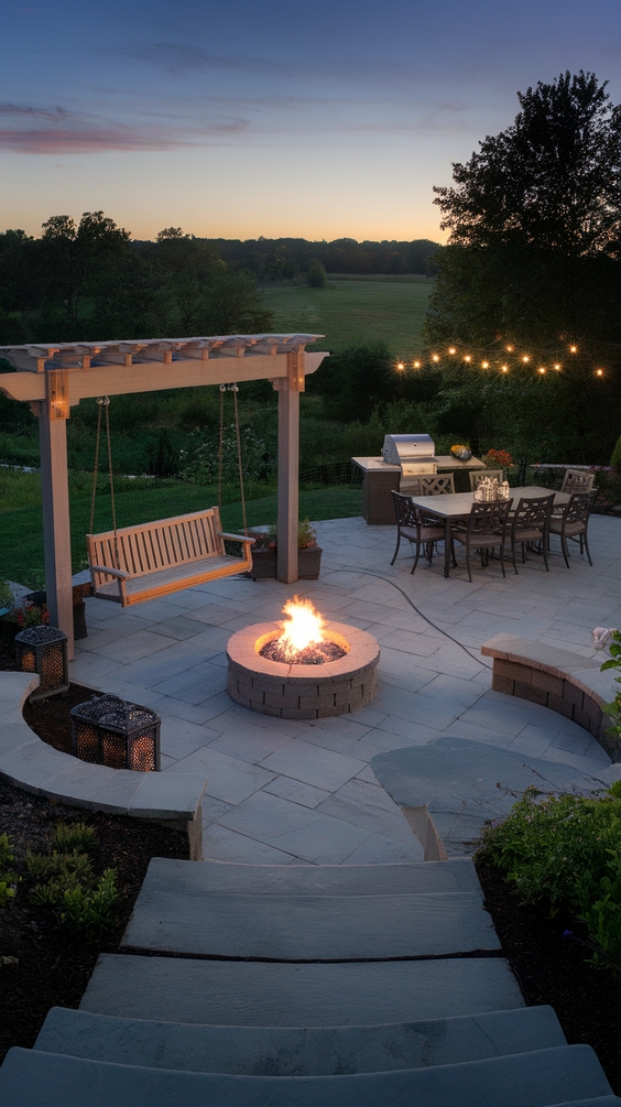 Outdoor Firepits Area Backyard Ideas for Stylish Seating and DIY Backyard Inspiration
