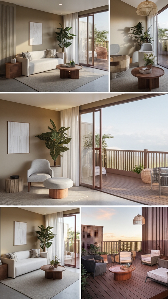 Indoor Outdoor Living Room Ideas with Sliding Doors, Rugs, and Modern Glass Wall Designs