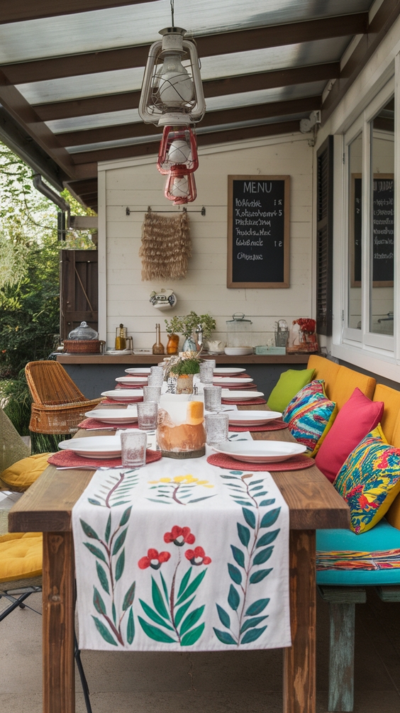 Outdoor Dining Area Ideas for Cozy Family Spaces with Covered Patios and Garden Views