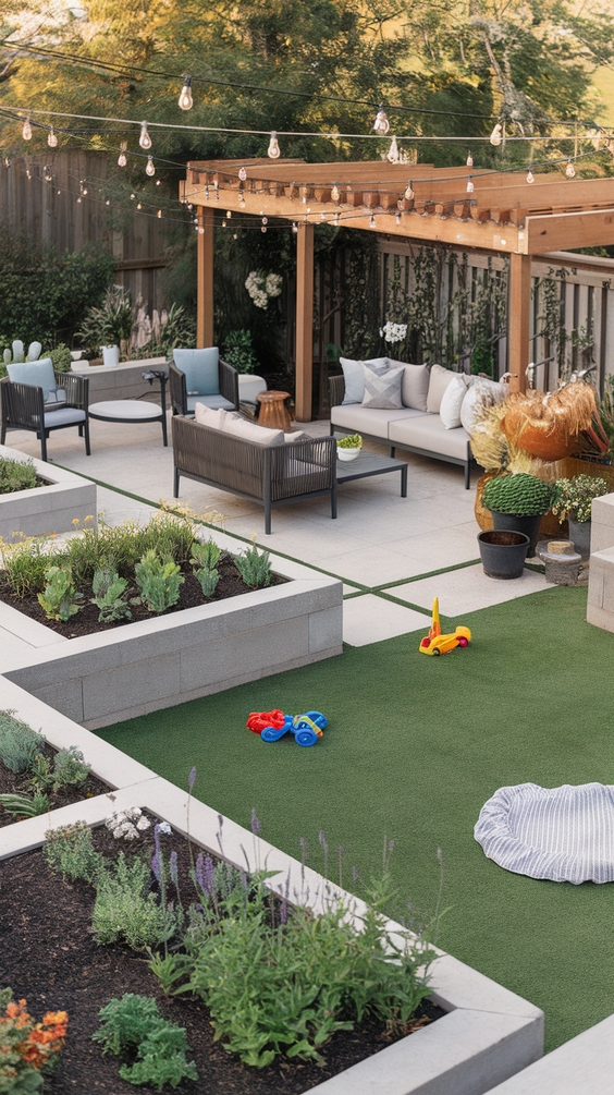 Family Backyard Layout Ideas with Play Areas, Pools, and Cozy Corners for All Ages