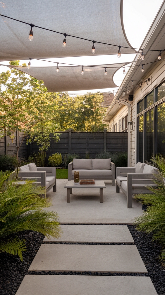 Stylish Sail Sun Shades for Patio Backyard Ideas – Modern Designs to Elevate Your Outdoor Living