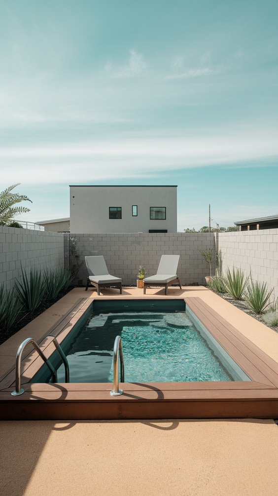 Simple Backyard Ideas with Pool for Relaxed Outdoor Living and Easy Maintenance