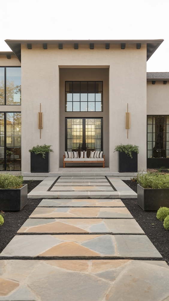 Outdoor Entryway Ideas to Elevate Your Front Entrance with Modern and Rustic Style