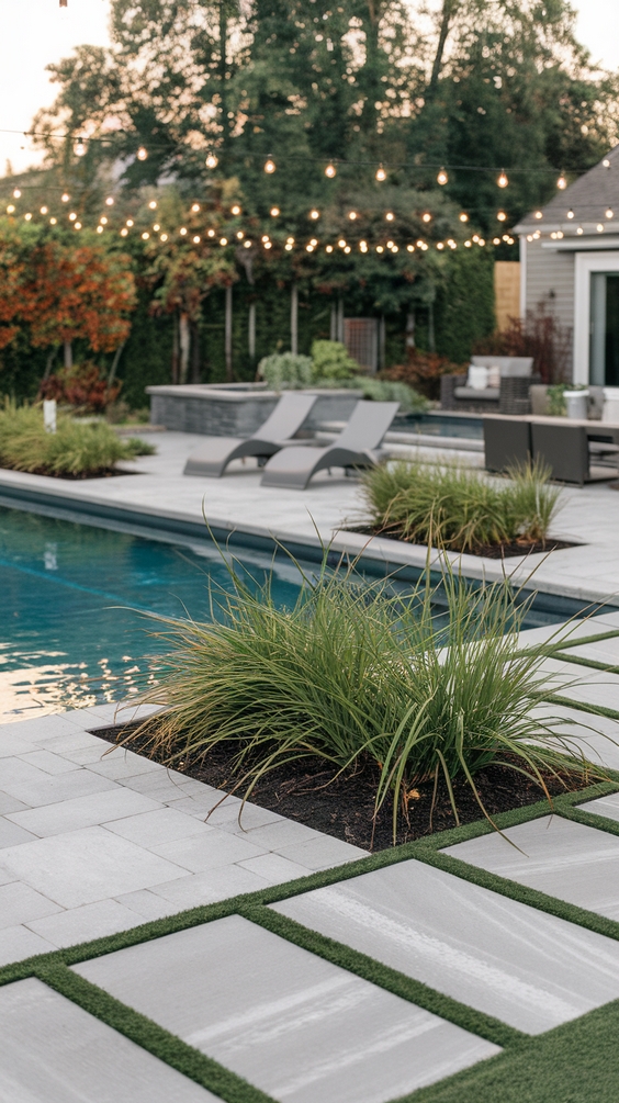 Modern Backyard Landscaping Ideas with Pool, Pavers, and Low Maintenance AZ-Friendly Designs