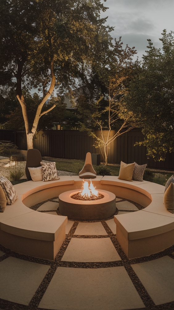 Outdoor Firepits Area Backyard Ideas for Stylish Seating and DIY Backyard Inspiration