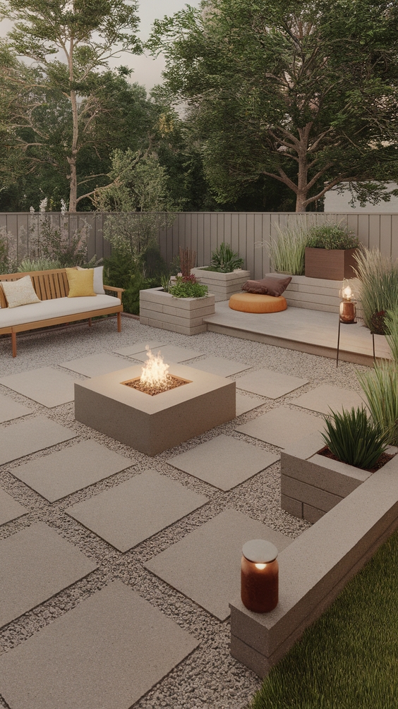 Modern Backyard Landscaping Ideas with Pool, Pavers, and Low Maintenance AZ-Friendly Designs