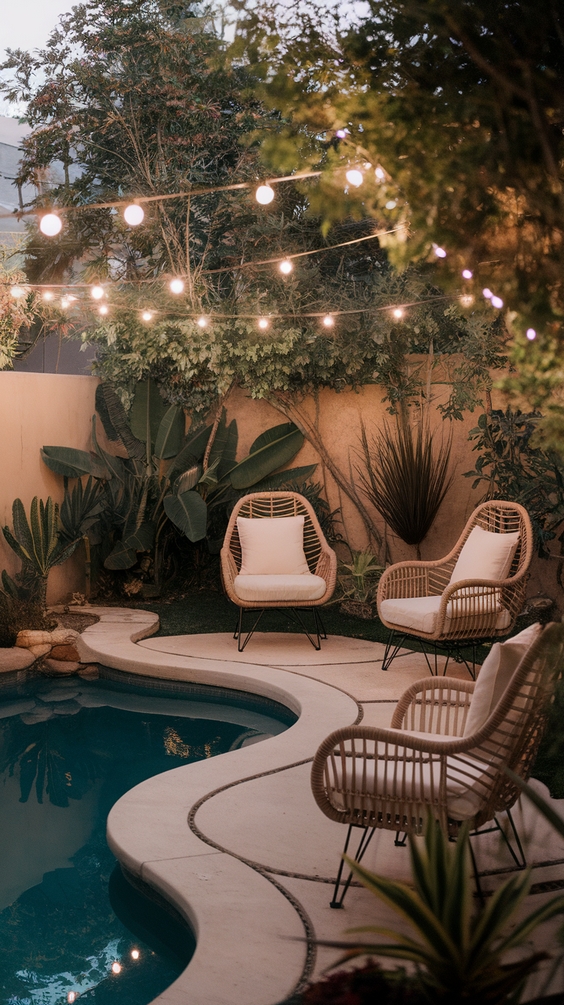 Simple Backyard Ideas with Pool for Relaxed Outdoor Living and Easy Maintenance