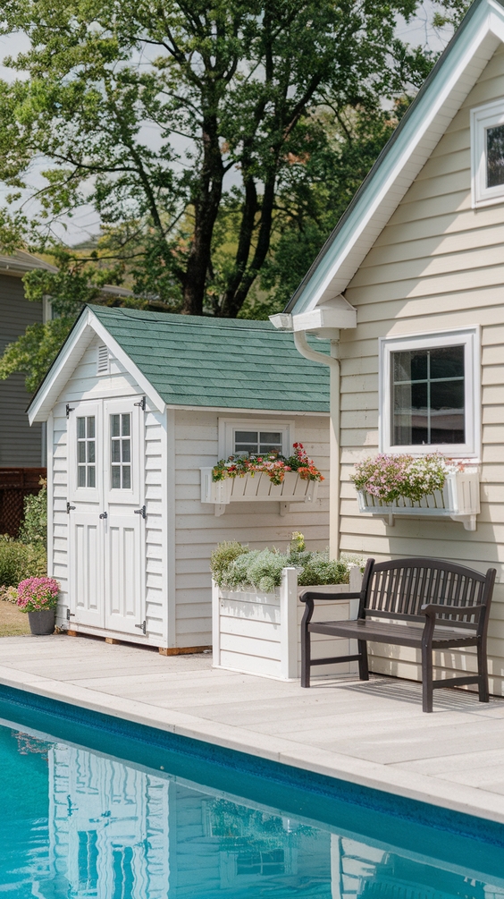 Simple Backyard Ideas with Pool for Relaxed Outdoor Living and Easy Maintenance