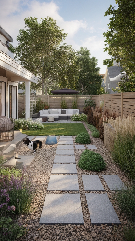 Modern Backyard Landscaping Ideas with Pool, Pavers, and Low Maintenance AZ-Friendly Designs