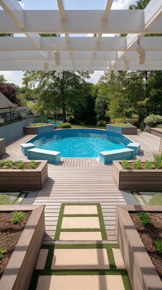 Simple Backyard Ideas with Pool for Relaxed Outdoor Living and Easy Maintenance