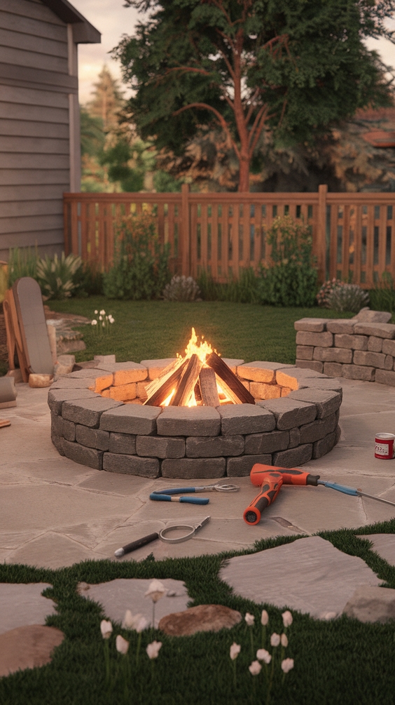 Fire Pit Ideas Backyard: Stunning Outdoor Designs with DIY, Seating & Patio Combos