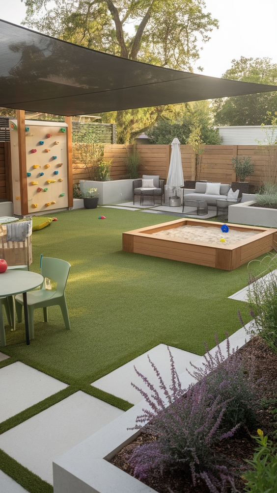 Modern Backyard Landscaping Ideas with Pool, Pavers, and Low Maintenance AZ-Friendly Designs