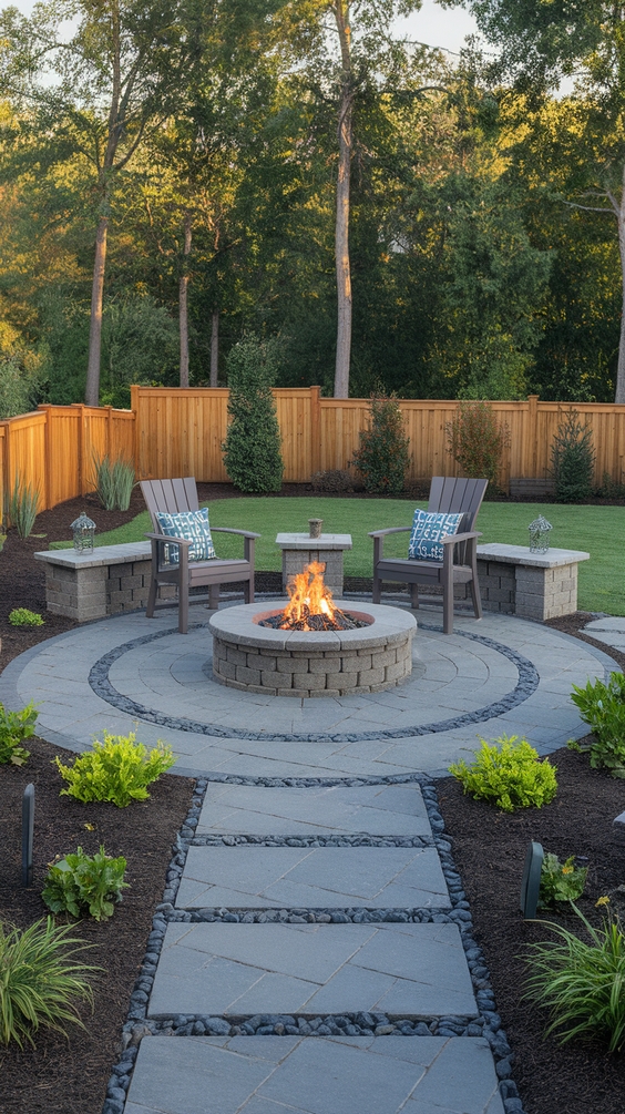 Fire Pit Ideas Backyard: Stunning Outdoor Designs with DIY, Seating & Patio Combos