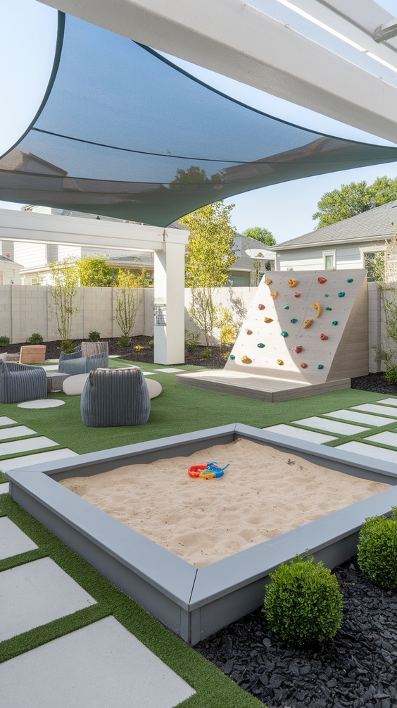 Modern Backyard Landscaping Ideas with Pool, Pavers, and Low Maintenance AZ-Friendly Designs