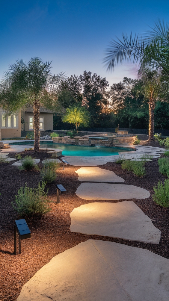 Simple Backyard Ideas with Pool for Relaxed Outdoor Living and Easy Maintenance