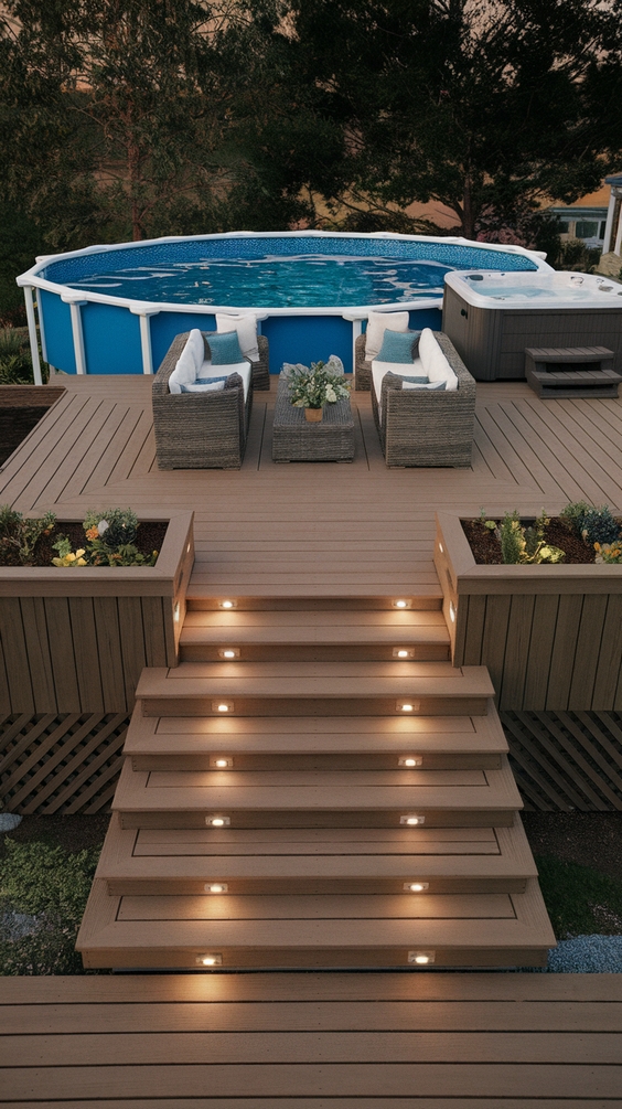 Deck Ideas for Above Ground Pools That Boost Style, Functionality, and Backyard Enjoyment