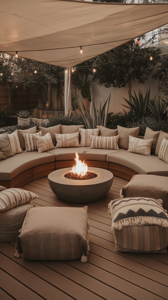 Outdoor Firepits Area Backyard Ideas for Stylish Seating and DIY Backyard Inspiration