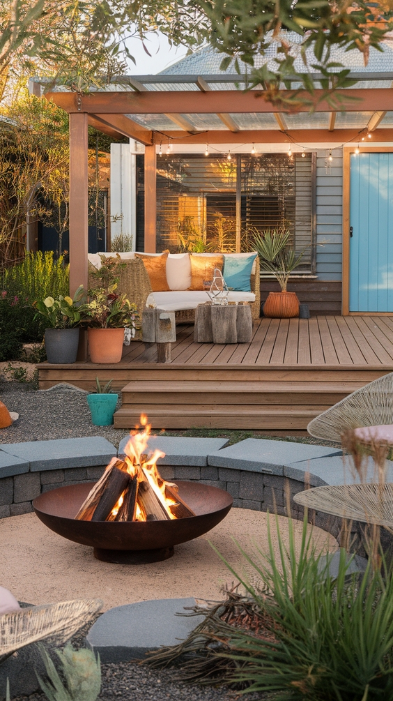 Fire Pit Ideas Backyard: Stunning Outdoor Designs with DIY, Seating & Patio Combos