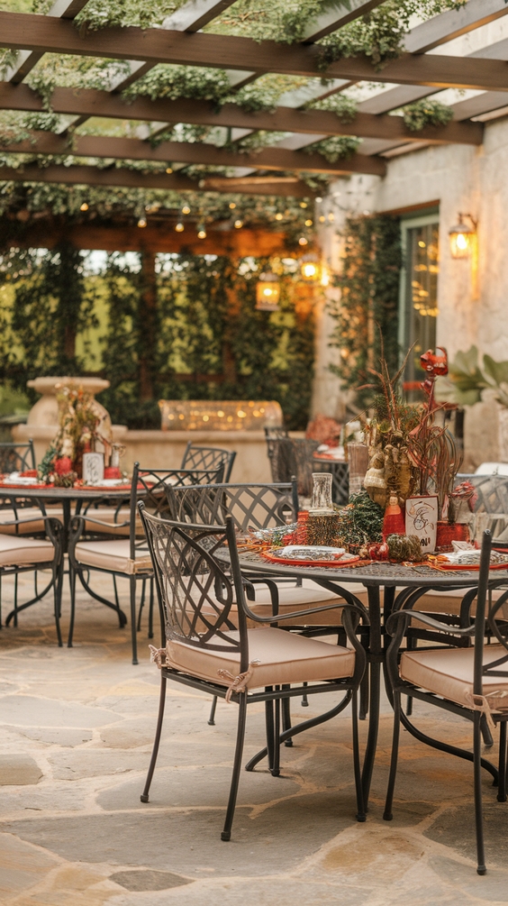 Outdoor Dining Area Ideas for Cozy Family Spaces with Covered Patios and Garden Views